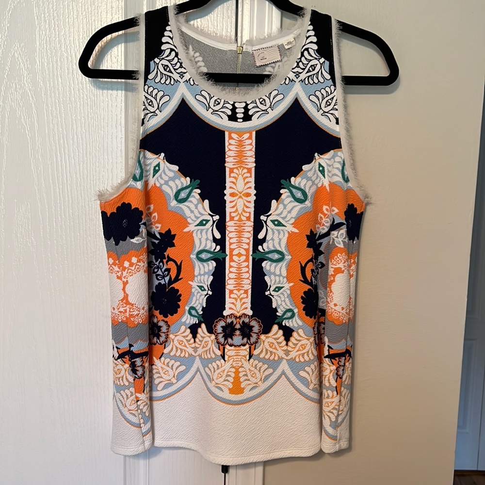 Printed Anthropologie Tank